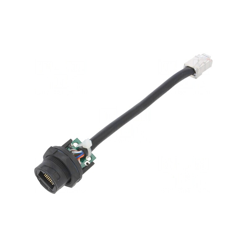 Cablu adaptor 0,1m Cat 5e IP67 8p8c | Electronic-mag.ro | Componente Electronice Cablu adaptor 0,1m Cat 5e IP67 8p8c | Electronic-mag.ro | Componente Electronice