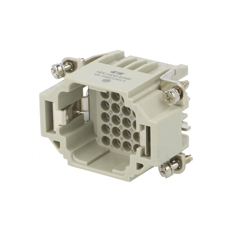 Conector HDC tată 24 PIN 10A 250V | Electronic-mag.ro | Componente Electronice
