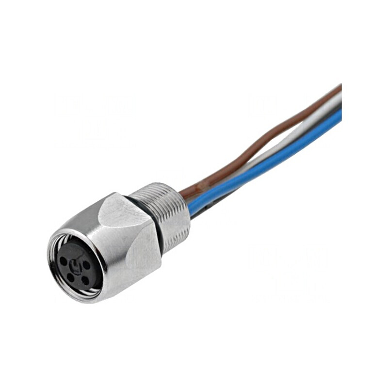 Conector M8 cu cabluri soclu 0,5m 4 PIN | Electronic-mag.ro | Componente Electronice