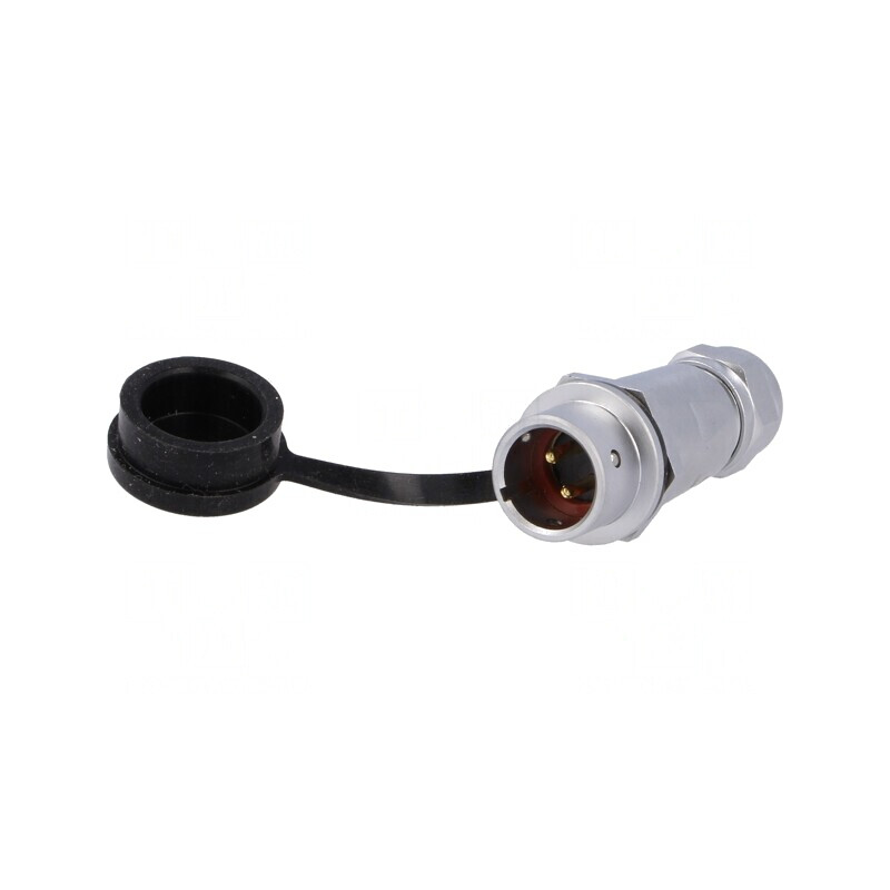 Mufă Tată SF12 2 PIN IP67 250V 13A | Electronic-mag.ro | Componente Electronice