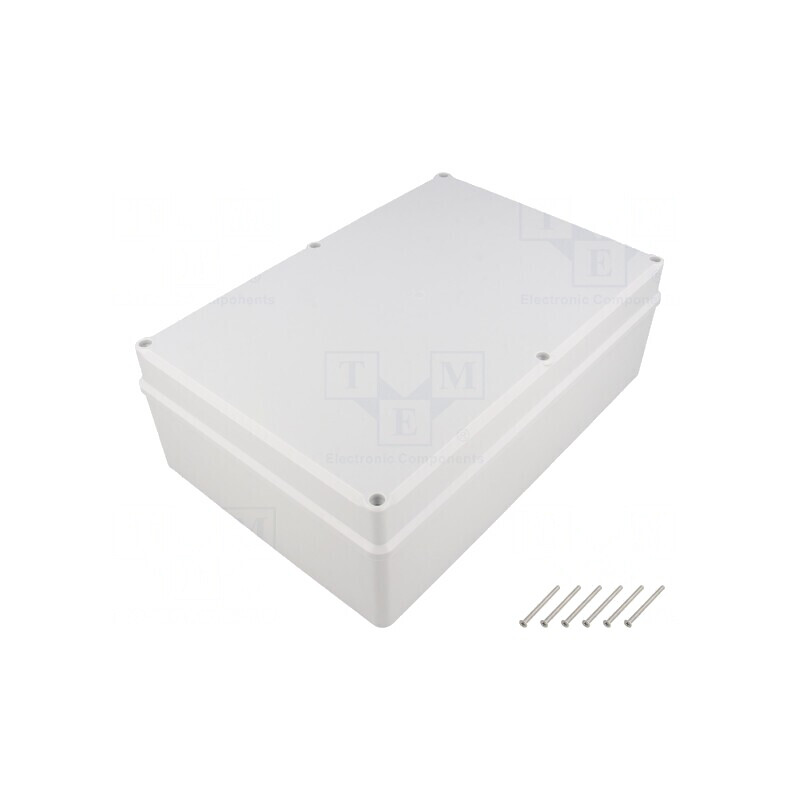 Carcasă Universală 190mm x 280mm x 95mm cu Bucșă Alamă | Electronic-mag.ro | Componente Electronice