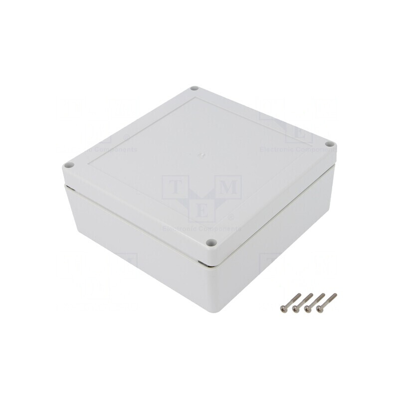 Carcasă Universală ABS 150x150x60mm cu Bucșă din Alamă | Electronic-mag.ro | Componente Electronice
