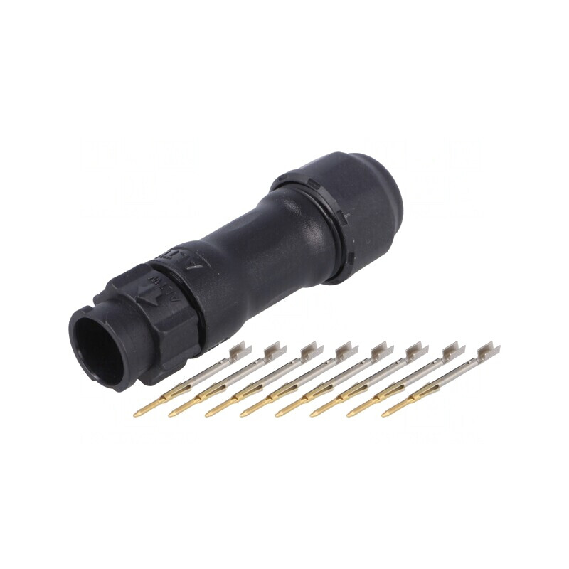 Conector Circular Tată Crimpat 8PIN 22-20AWG X-Lok | Electronic-mag.ro | Componente Electronice