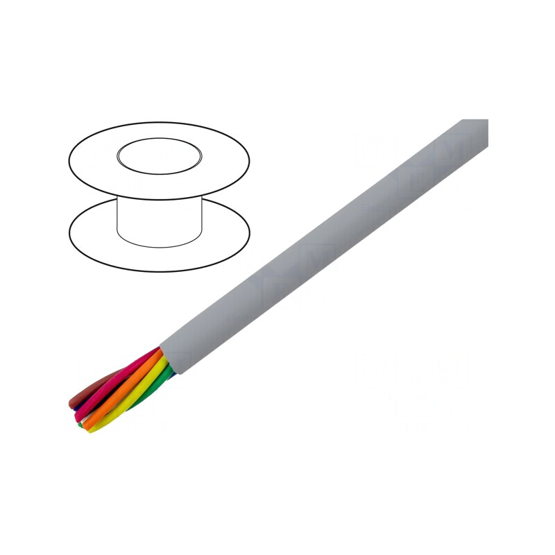 Cablu EcoCable Mini 2x24AWG neecranat 300V 305m Cu | Electronic-mag.ro | Componente Electronice