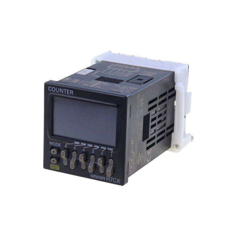 Contor electronic LED cu impulsuri H7CX-A-N pe panou | Electronic-mag.ro | Componente Electronice