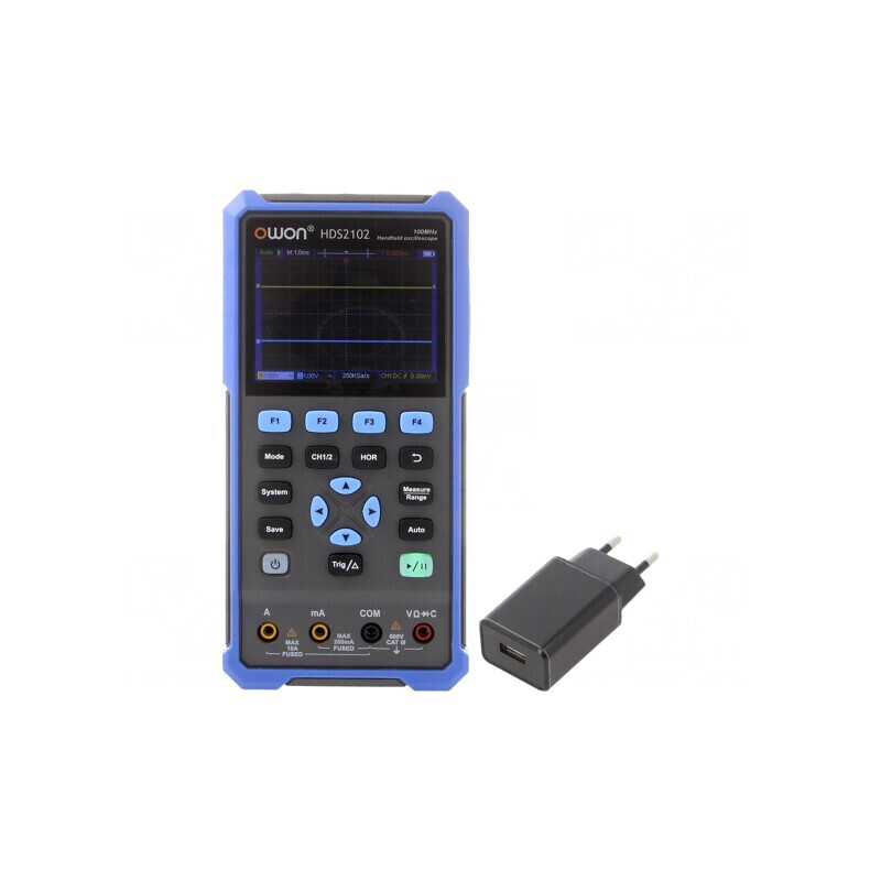 Osciloscop Portabil 100MHz LCD 3,5" 2 Canale HDS2102 | Electronic-mag.ro | Componente Electronice