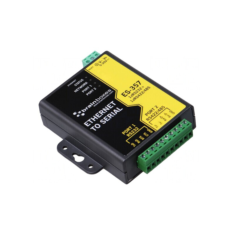 Server Porturi Seriale 3 Porturi 5-30VDC IP30 ES-357 | Electronic-mag.ro | Componente Electronice