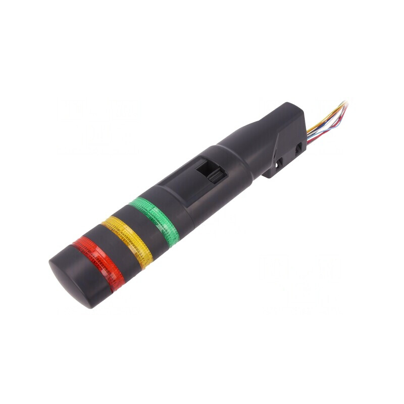 Coloană de semnalizare LED roşu/galben/verde | Electronic-mag.ro | Componente Electronice