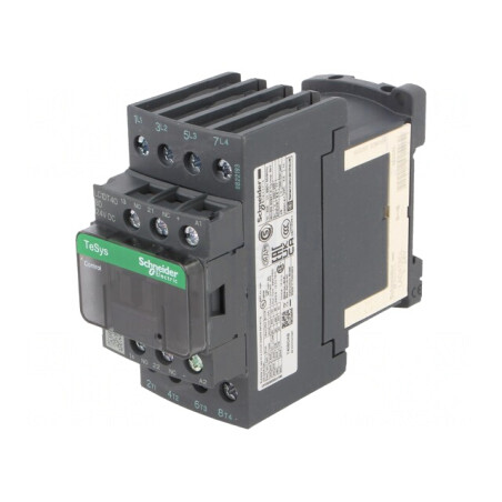 Contactor 4-polar 24VDC 40A LC1DT40BD | Electronic-mag.ro | Componente Electronice
