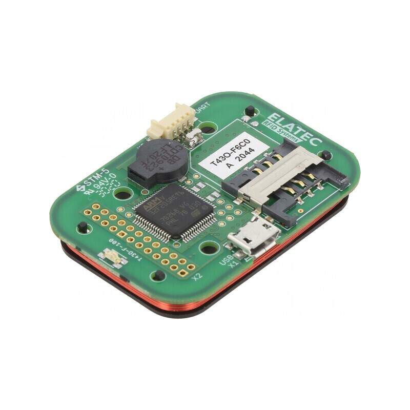 Cititor RFID 4,3-5,5V Antenă 100mm 50x35x7mm 120mA | Electronic-mag.ro | Componente Electronice