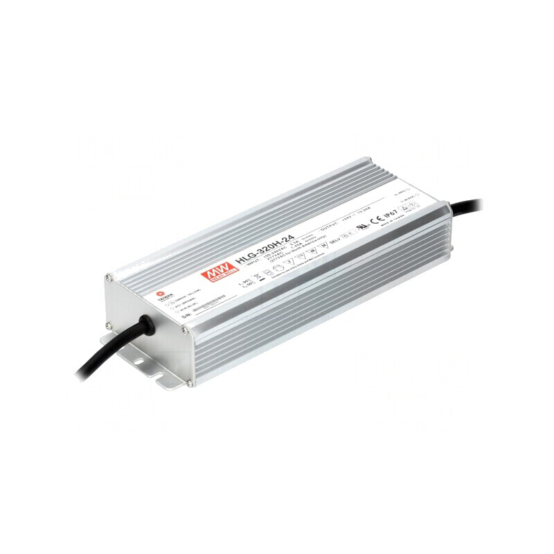 Alimentator LED 320W 24VDC 13,34A IP67 | Electronic-mag.ro | Componente Electronice
