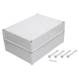 Carcasă Universală ABS Gri 278x378x180 mm | Electronic-mag.ro | Componente Electronice