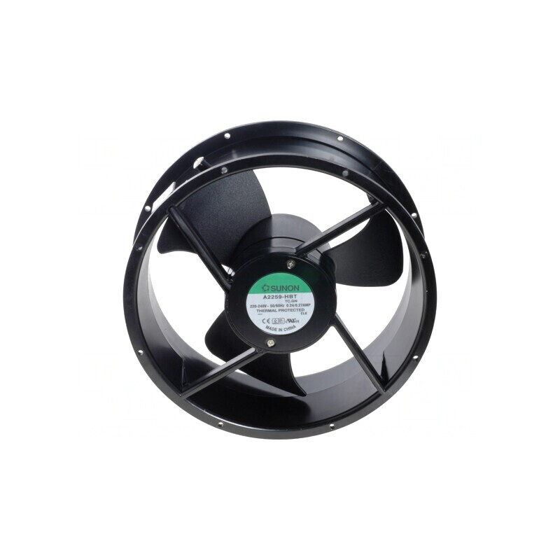 Ventilator axial 230VAC Ø254x89mm 1444m3/h 57dBA | Electronic-mag.ro | Componente Electronice
