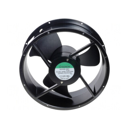 Ventilator axial 230VAC Ø254x89mm 1444m3/h 57dBA | Electronic-mag.ro | Componente Electronice