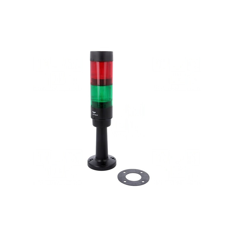 Coloană de Semnalizare LED Roșie/Verde 24VDC | Electronic-mag.ro | Componente Electronice