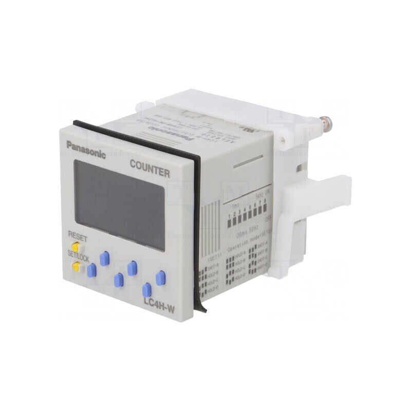 Contor electronic LCD 24VAC 999999 impulsi SPST-NO | Electronic-mag.ro | Componente Electronice