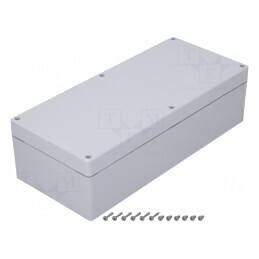 Carcasă Universală Gri EURONORD IK08 160x360x101mm PC | Electronic-mag.ro | Componente Electronice