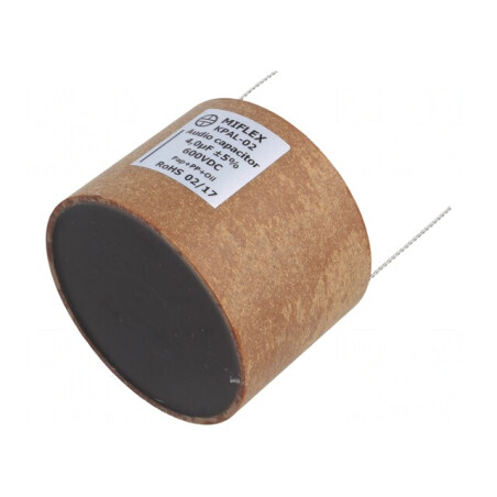 Condensator: aluminiu-polipropilenă-hârtie 4uF 600VDC ±5%, KPAL02H540J | Electronic-mag.ro | Componente Electronice