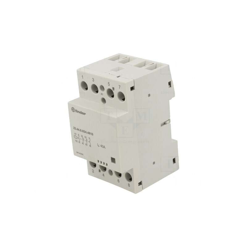 Contactor 4-poli 40A 24V IP20 | Electronic-mag.ro | Componente Electronice