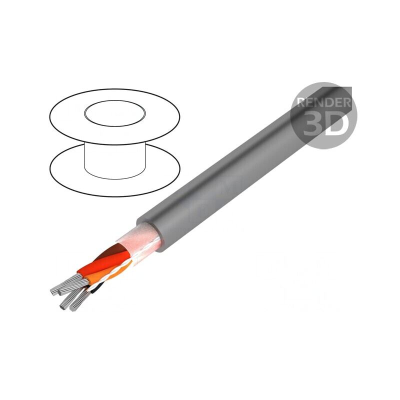 Cablu Pro-Tekt 4x24AWG neecranat 50m | Electronic-mag.ro | Componente Electronice