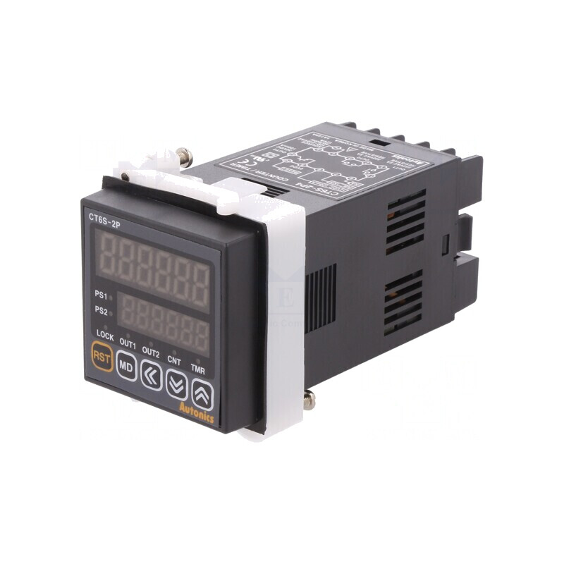 Contor Electronic LED Dual Timp și Impulsuri SPST | Electronic-mag.ro | Componente Electronice