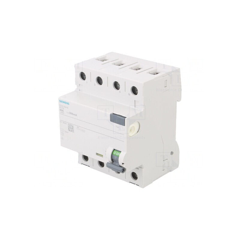 Întrerupător diferențial 40A 300mA 3P+N IP20 | Electronic-mag.ro | Componente Electronice
