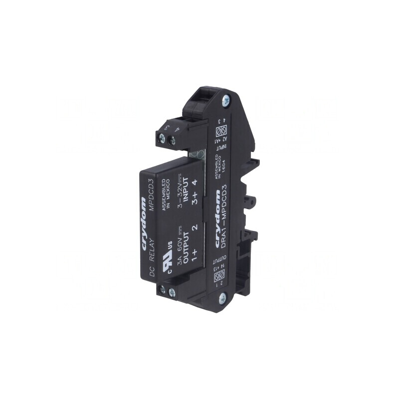 Releu Semiconductor 3-32VDC 3A 3-60VDC pentru Șină DIN | Electronic-mag.ro | Componente Electronice