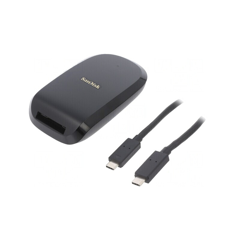 Cititor card memorie USB C USB 3.1 CFexpress B negru | Electronic-mag.ro | Componente Electronice