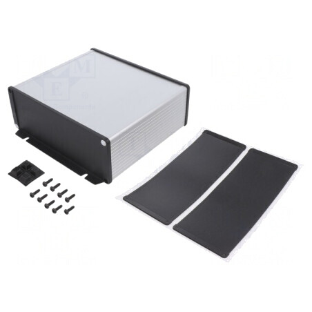 Carcasă cu panou cu lame de fixare 191mm x 160mm | Electronic-mag.ro | Componente Electronice