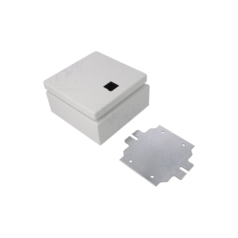 Carcasă montare pe perete 150x150x80 mm E-BOX KX | Electronic-mag.ro | Componente Electronice