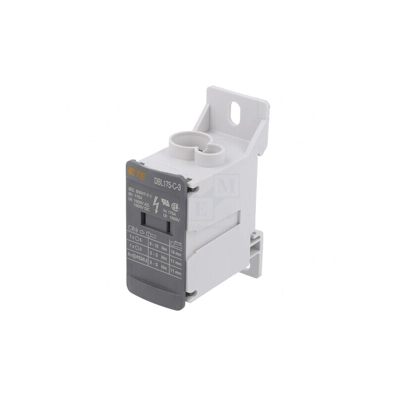 Bloc Distribuție 3 Piste 24 Borne TS35 | Electronic-mag.ro | Componente Electronice