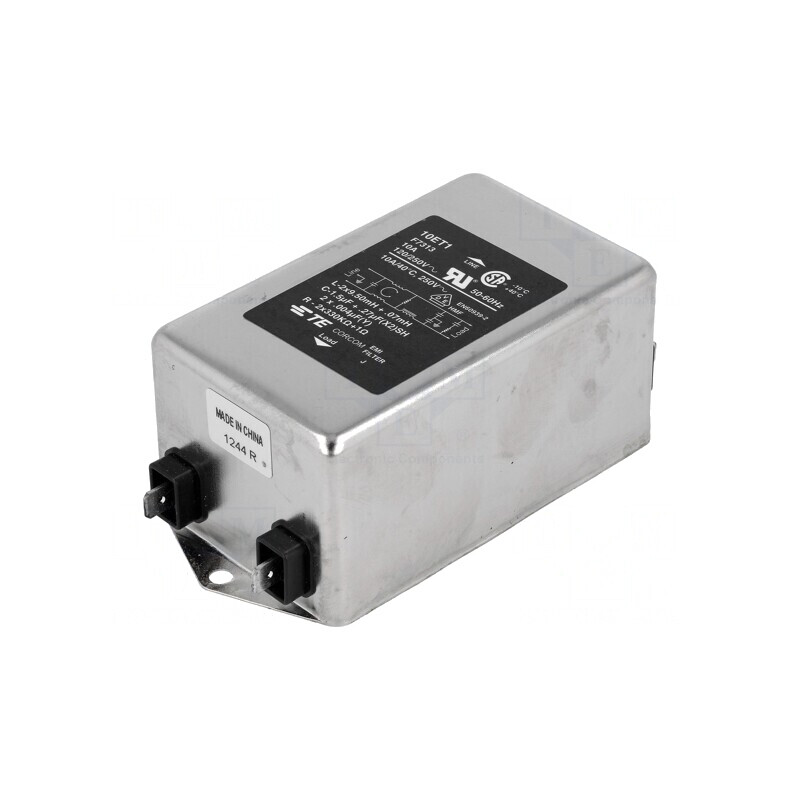Filtru Anti-Interferențe Monofazat 250VAC 10A | Electronic-mag.ro | Componente Electronice