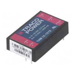 Convertor DC/DC 15W 9-18V la 12V 1250mA | Electronic-mag.ro | Componente Electronice