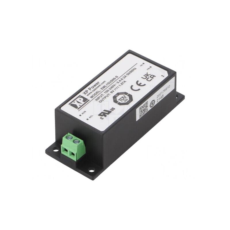 Alimentator Încastrabil 15W 9VDC 1,67A | Electronic-mag.ro | Componente Electronice