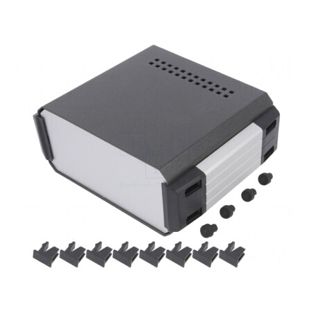 Carcasă din oțel cu panou 110x150x140mm | Electronic-mag.ro | Componente Electronice