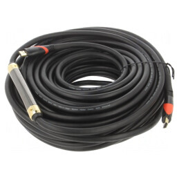 Cablu HDMI 1.4 PVC 25m Negru | Electronic-mag.ro | Componente Electronice