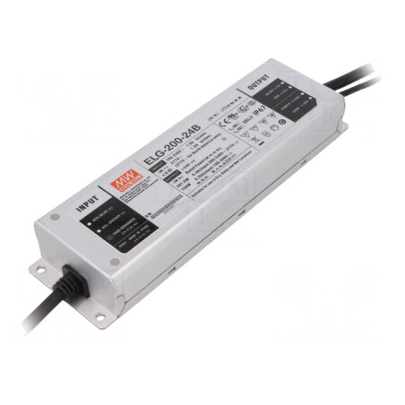 Alimentator LED 200W 24V 8.4A IP67 | Electronic-mag.ro | Componente Electronice