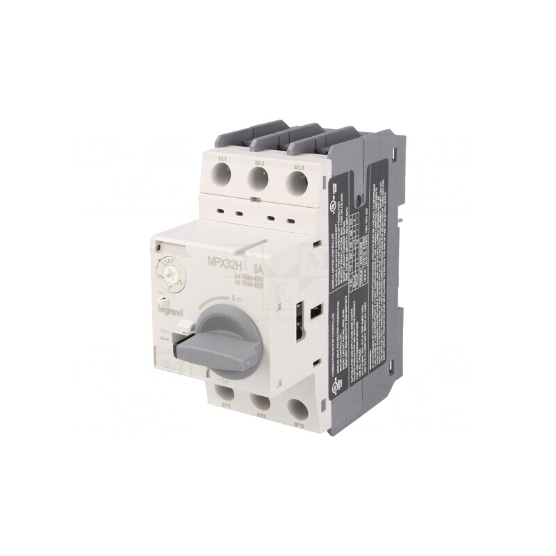 Întrerupător Motor 2.2kW 230-690VAC pentru Șină DIN IP20 4-6A | Electronic-mag.ro | Componente Electronice
