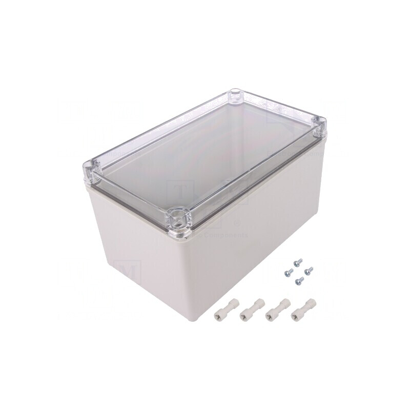 Carcasă Universală Gri 140mm x 230mm x 125mm | Electronic-mag.ro | Componente Electronice