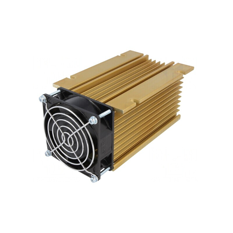 Radiator extrudat aurie 150mm pentru relee SSR trifazate | Electronic-mag.ro | Componente Electronice