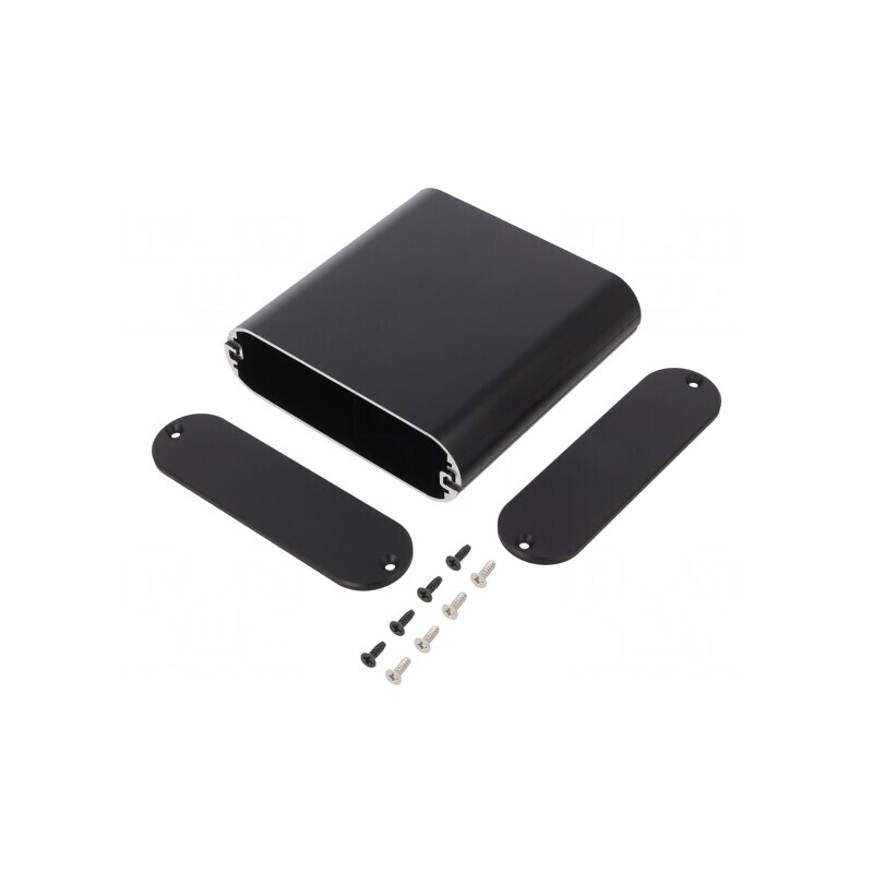 Carcasă aluminiu neagră 110x112x30mm MXA | Electronic-mag.ro | Componente Electronice Carcasă aluminiu neagră 110x112x30mm MXA | Electronic-mag.ro | Componente Electronice