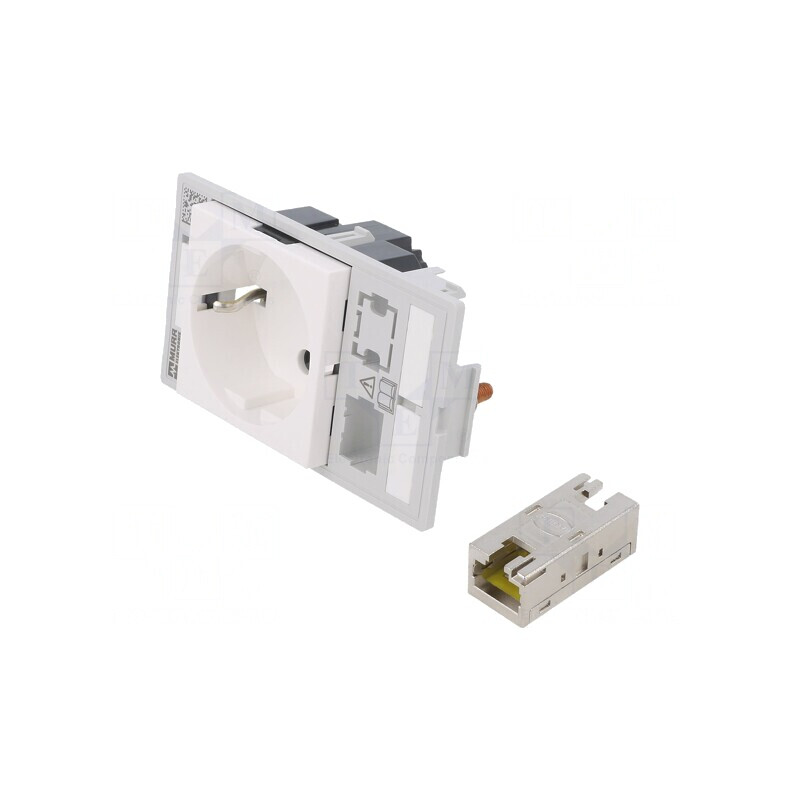 Interfață Panou 250VAC 16A RJ45 Fixare M4 | Electronic-mag.ro | Componente Electronice