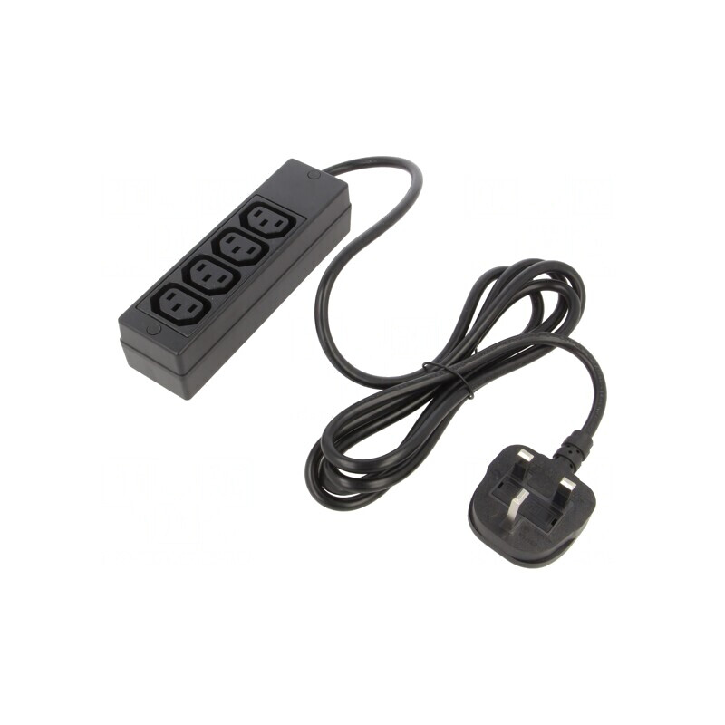 Spliter Alimentare AC C13 (F) 10A 250VAC 2m | Electronic-mag.ro | Componente Electronice