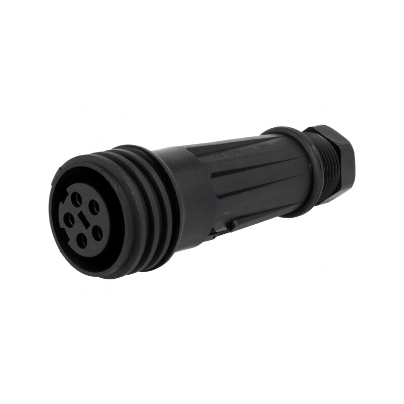 Mufă Circulară Mamă 5 Pin Filet Exterior PX0921/05/S | Electronic-mag.ro | Componente Electronice