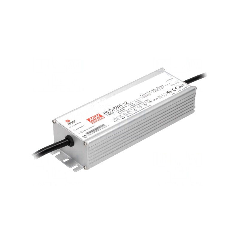 Alimentator LED 80W 24V IP67 | Electronic-mag.ro | Componente Electronice