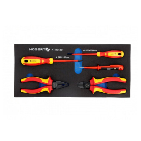 Kit Șurubelnițe Izolate 5 Bucăți | Electronic-mag.ro | Componente Electronice