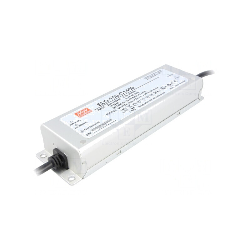 Alimentator LED 149,8W 54-107VDC 1400mA IP67 | Electronic-mag.ro | Componente Electronice