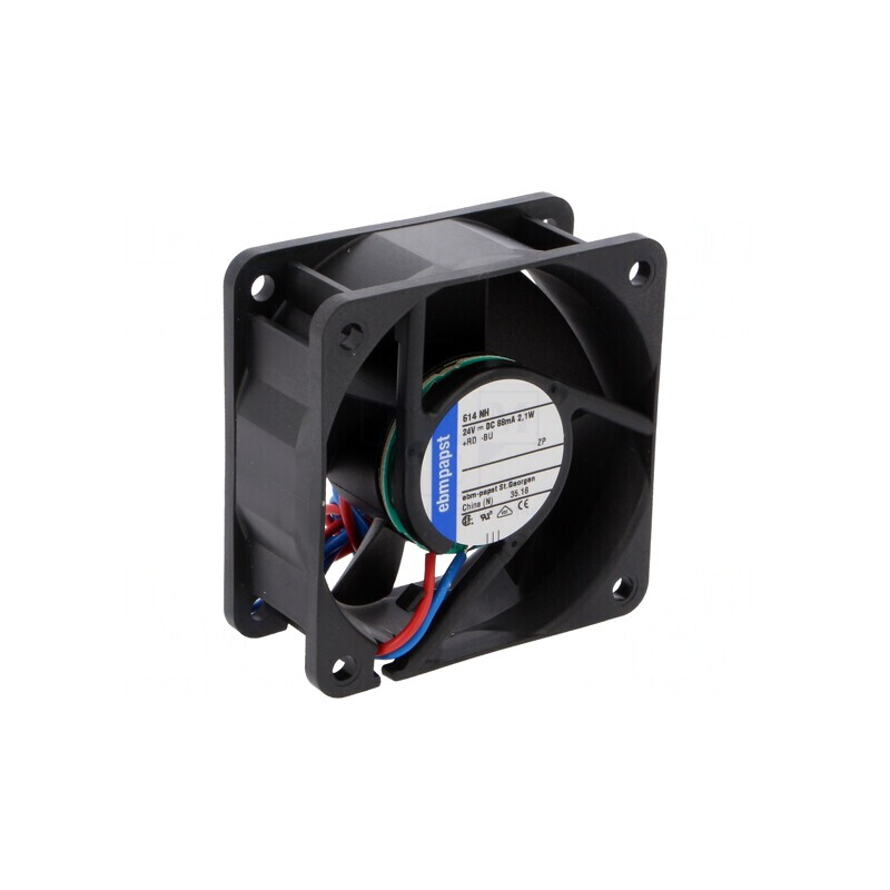 Ventilator axial 24V 60x60x25mm 46m3/h 37dBA | Electronic-mag.ro | Componente Electronice