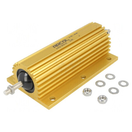 Rezistor bobinat cu radiator 300W 680mΩ ±1% | Electronic-mag.ro | Componente Electronice