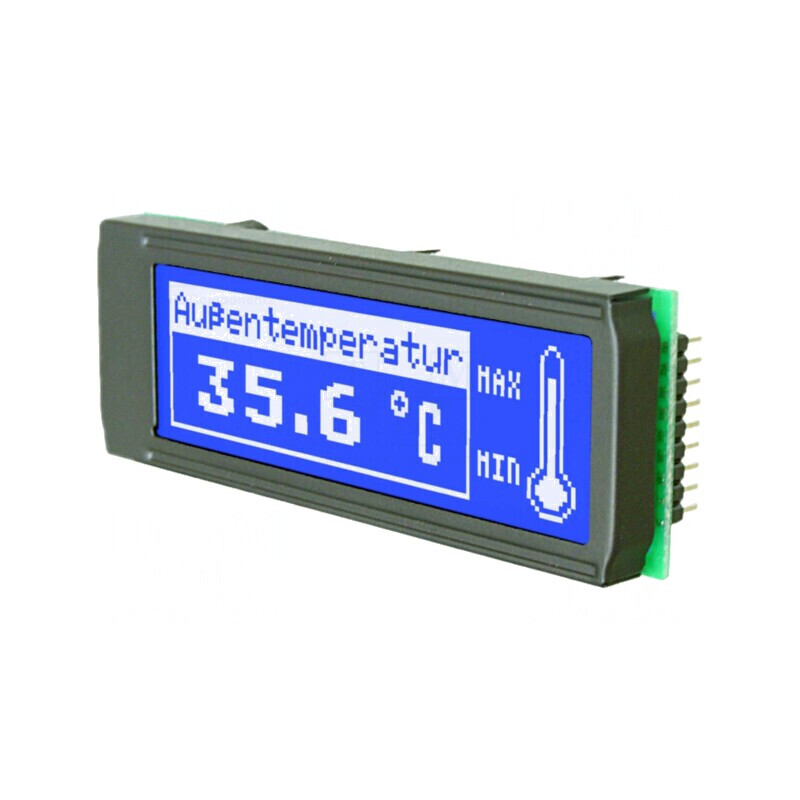 Display LCD Grafic 122x32 STN Albastru 68x26.8mm LED | Electronic-mag.ro | Componente Electronice Display LCD Grafic 122x32 STN Albastru 68x26.8mm LED | Electronic-mag.ro | Componente Electronice